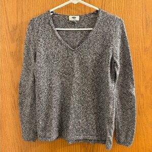Old Navy Charcoal V-Neck Sweater